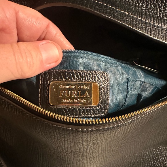 Furla brown leather top handle - Picture 3 of 5